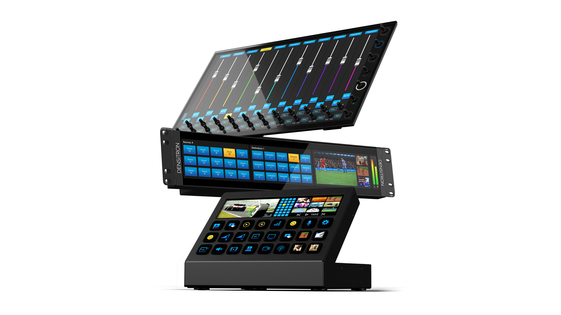 テレビ NAB Broadcast innovation meets intuitive control: Meet Densitron at